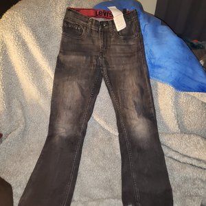 Black Washed Levi's Jeans | Boys 8 Regular